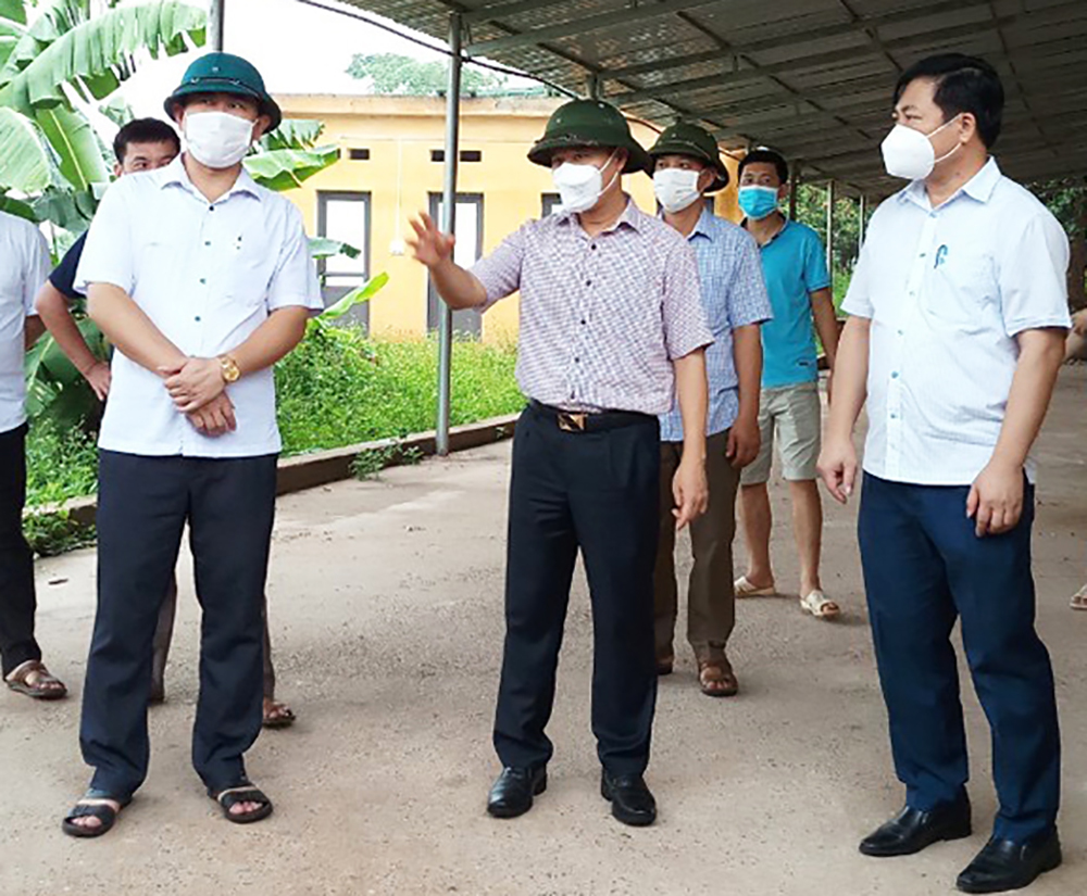 Cách ly xã hội 7 xã ở huyện Lục Ngạn, Chủ tịch Bắc Giang kiểm tra khẩn